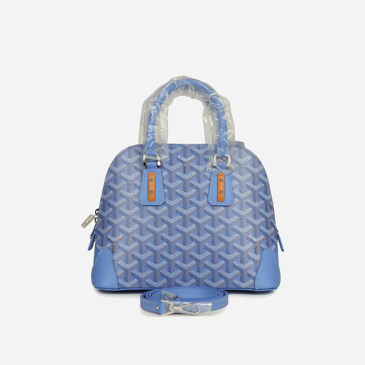 Goyard Goyardine Canvas Iris Vendome Mini Bag Palladium Hardware