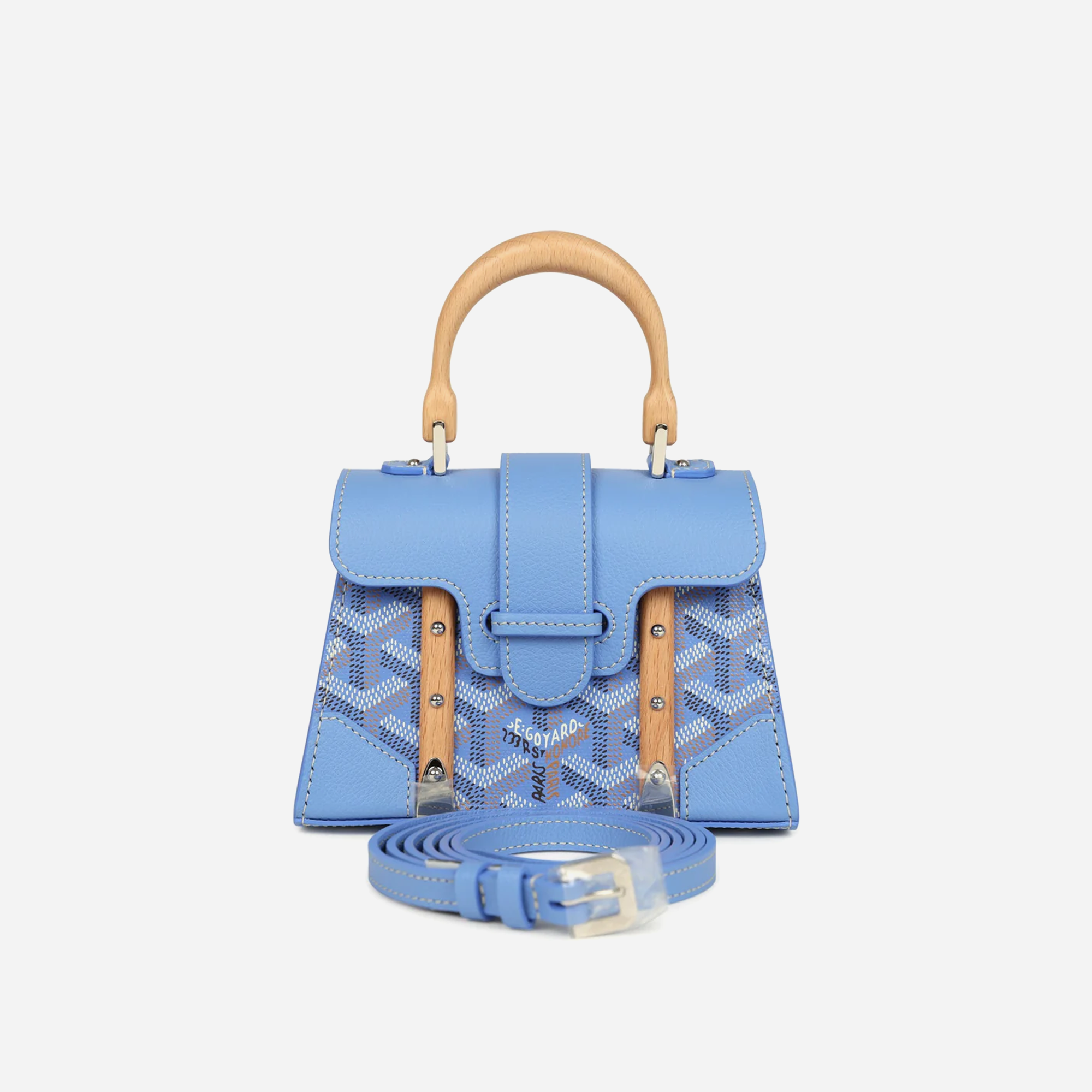 Goyard Goyardine Canvas Iris Saigon Structure Nano Palladium Hardware