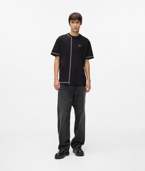 Karl Lagerfeld Contrast Stitch Shirt Black