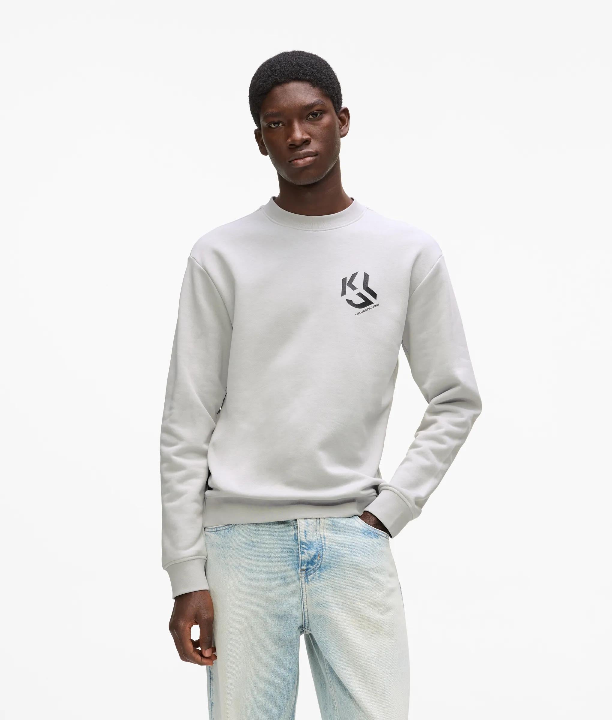 Karl Lagerfeld Monogram Patch Sweatshirt Micro Chip