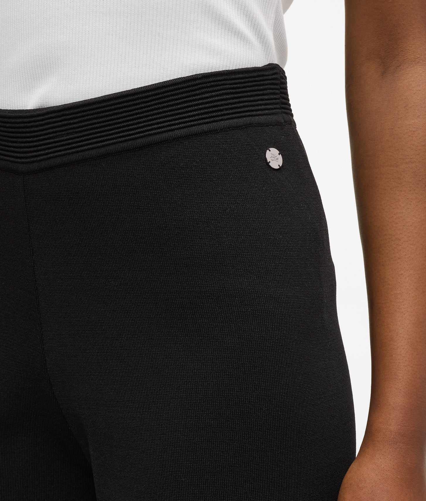 Karl Lagerfeld Contrast Piping Culottes Black/White