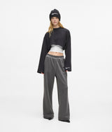 Karl Lagerfeld Washed Wide Leg Sweatpants Magnet