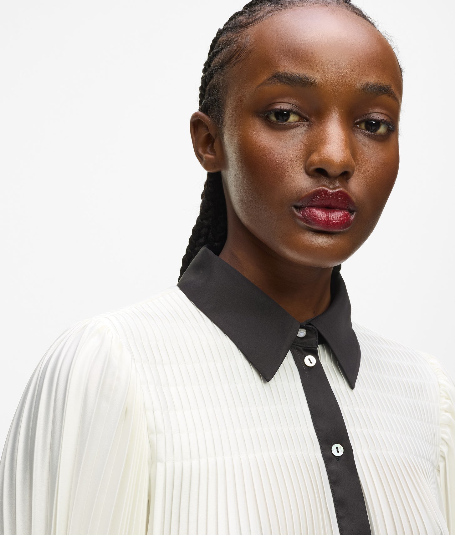 Karl Lagerfeld Pleated Shirt Pristine