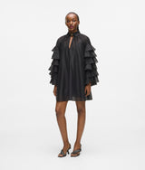 Karl Lagerfeld Ruffled Sleeves Dress Black