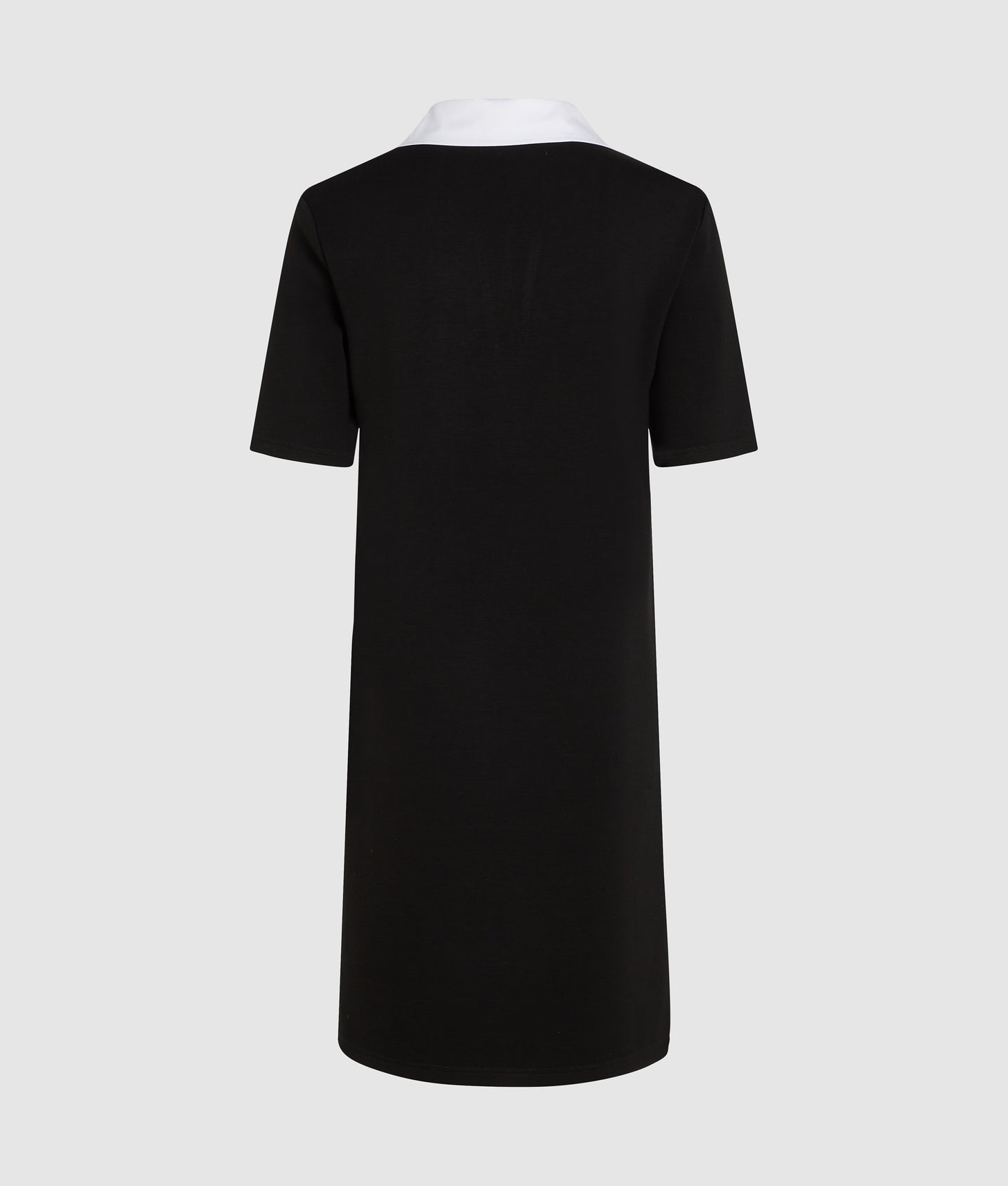 Karl Lagerfeld Signature Collar Polo Dress Black