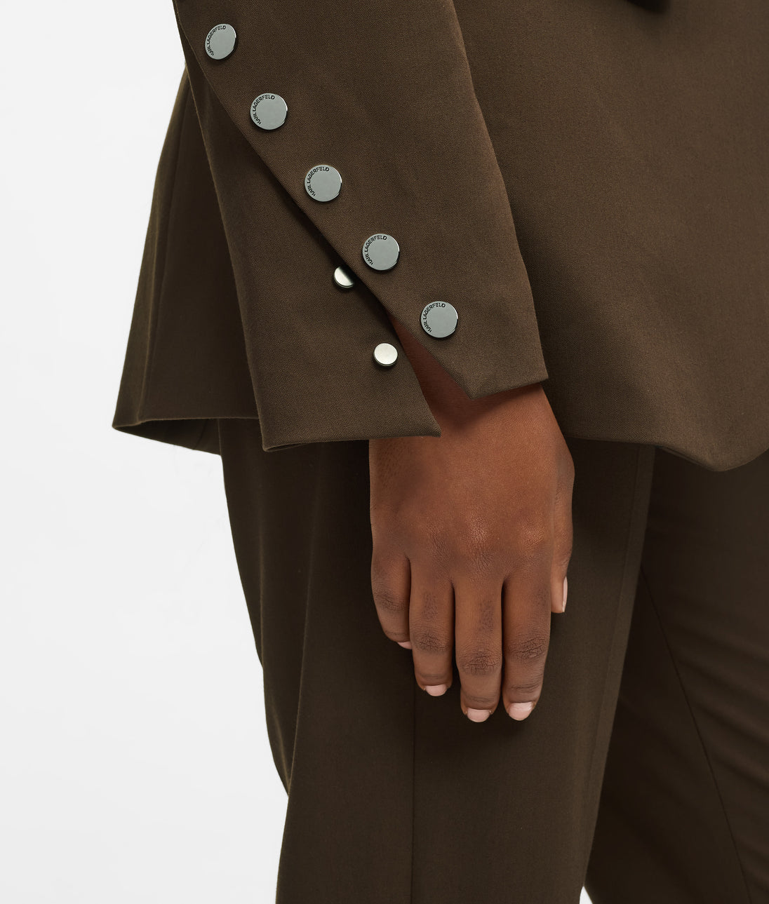 Karl Lagerfeld Snap Button Pants Java