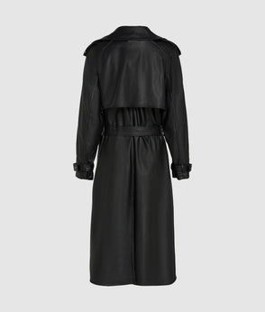 KarlLagerfeld Kautograph Padlock Suede Trunk Bag Dark Tan