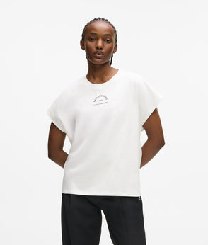 KarlLagerfeld Rue St-Guillaume Mini Duffle Bag Natural