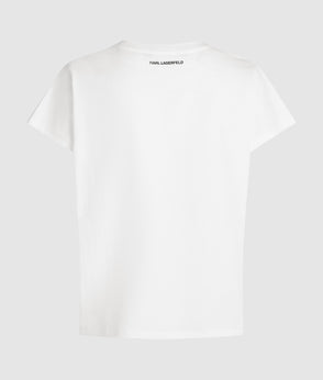 KarlLagerfeld Rue St-Guillaume Mini Duffle Bag Natural