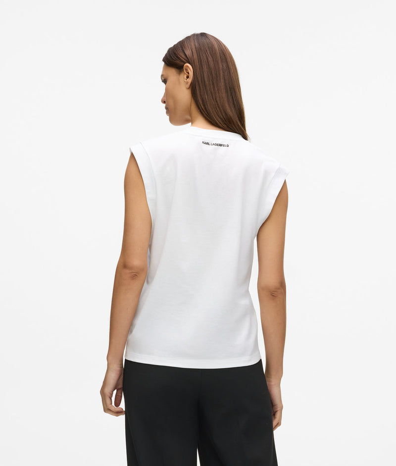 KarlLagerfeld Ikon Nylon Mini Shoulder Bag Black