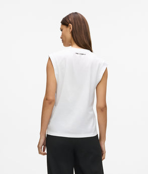 KarlLagerfeld Ikon Nylon Mini Shoulder Bag Black