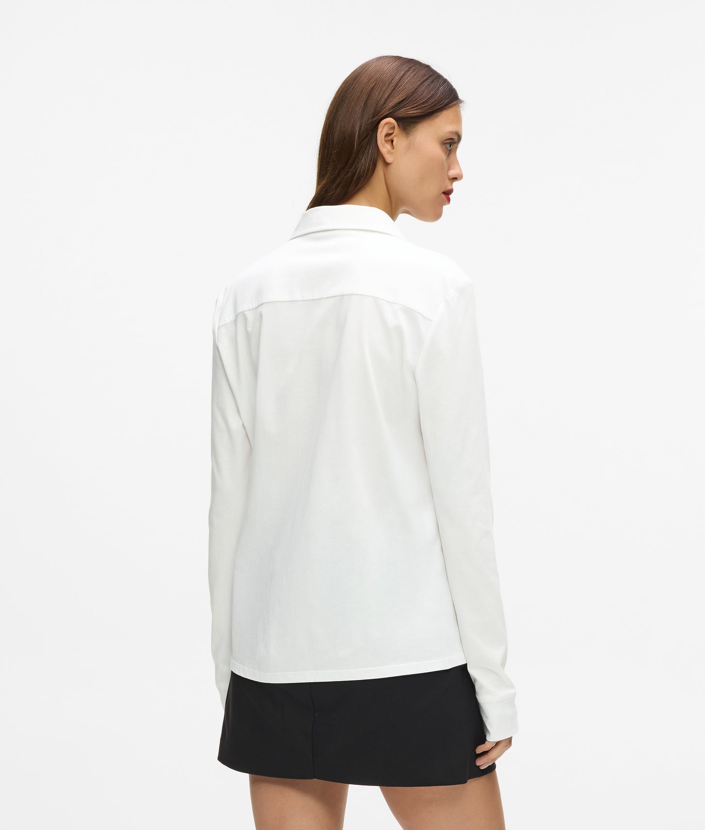 Karl Lagerfeld Logo Tape Shirt White
