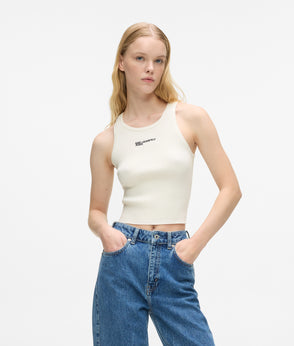 KarlLagerfeld Denim Hobo Shopper Standard Blue Denim-Light Denim