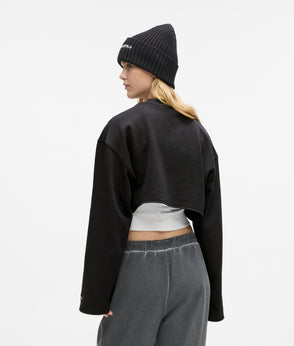 Karl Lagerfeld Washed Wide Leg Sweatpants Magnet