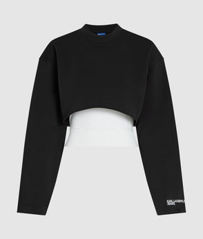 Karl Lagerfeld Washed Wide Leg Sweatpants Magnet