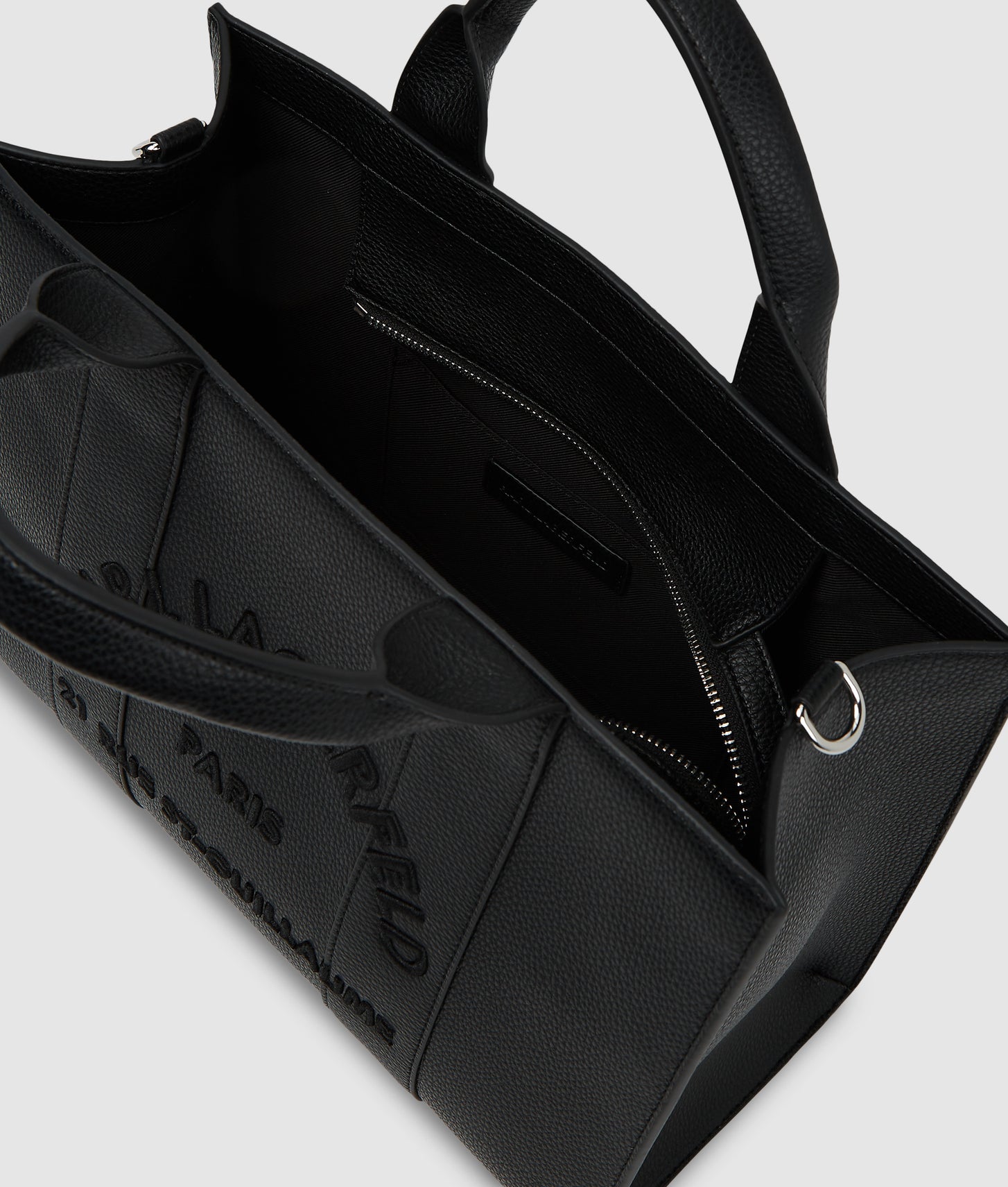 KarlLagerfeld Rue St-Guillaume Medium Tote Bag Black