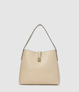 KarlLagerfeld Kautograph Padlock Hobo Bag Safari