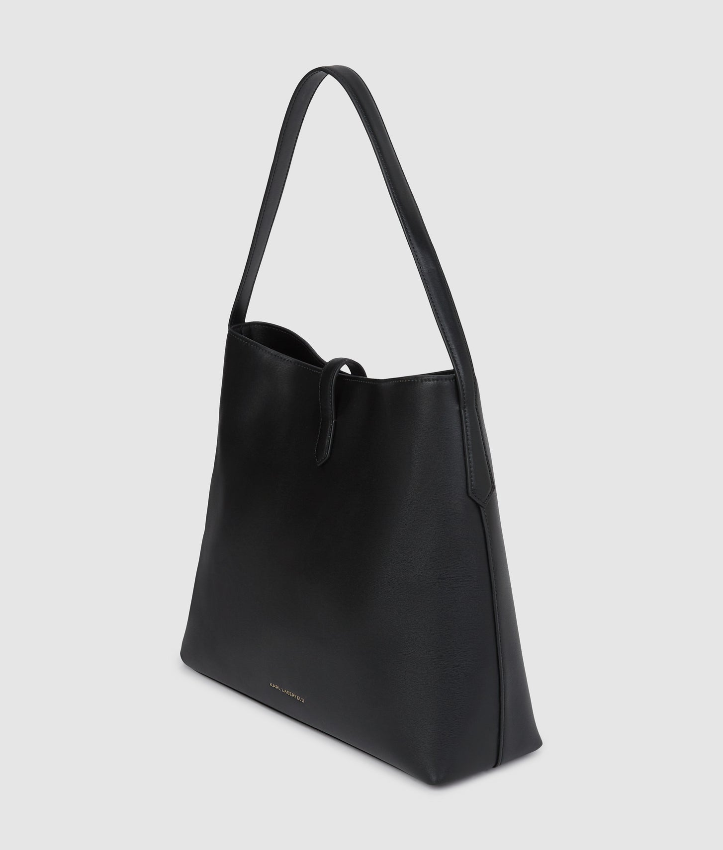 KarlLagerfeld Kautograph Padlock Hobo Bag Black/Gold