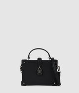 KarlLagerfeld Kautograph Padlock Trunk Bag Black-Nickel