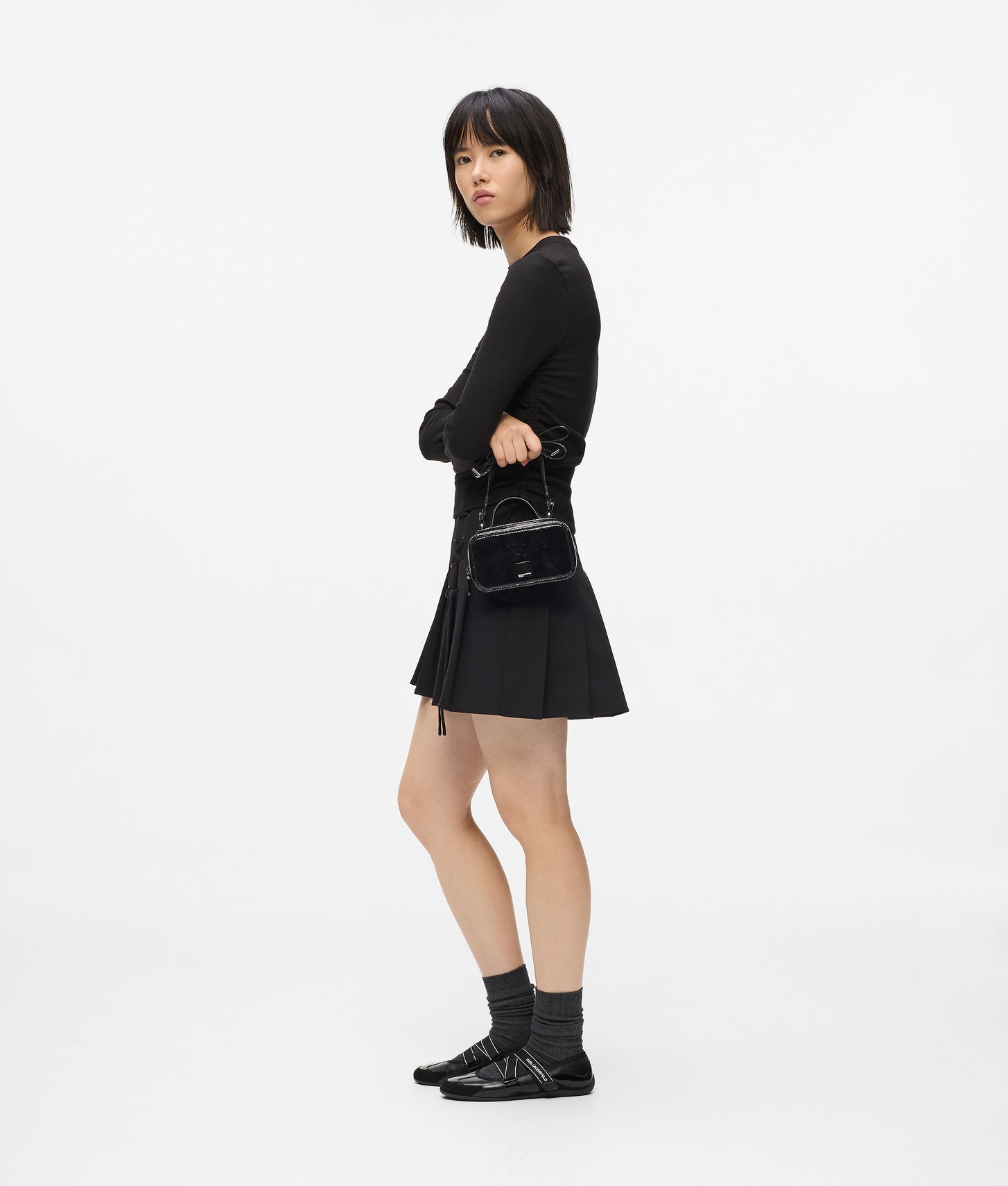 KarlLagerfeld Mini Crossbody Bag Black