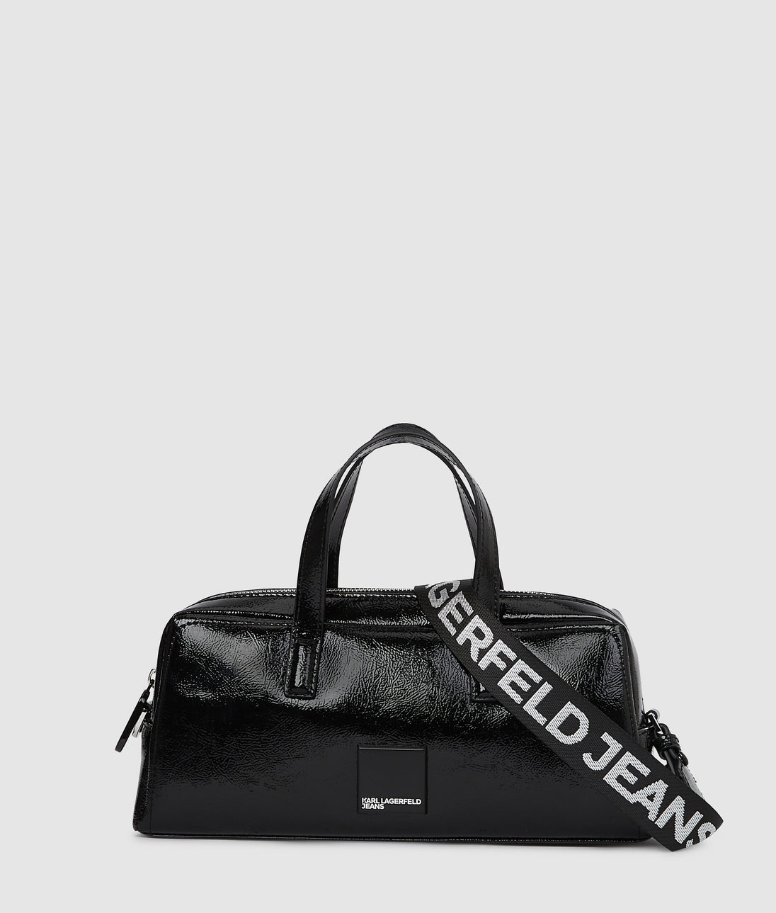 Karl Lagerfeld Wide Leg Tailored Pants Washed Black