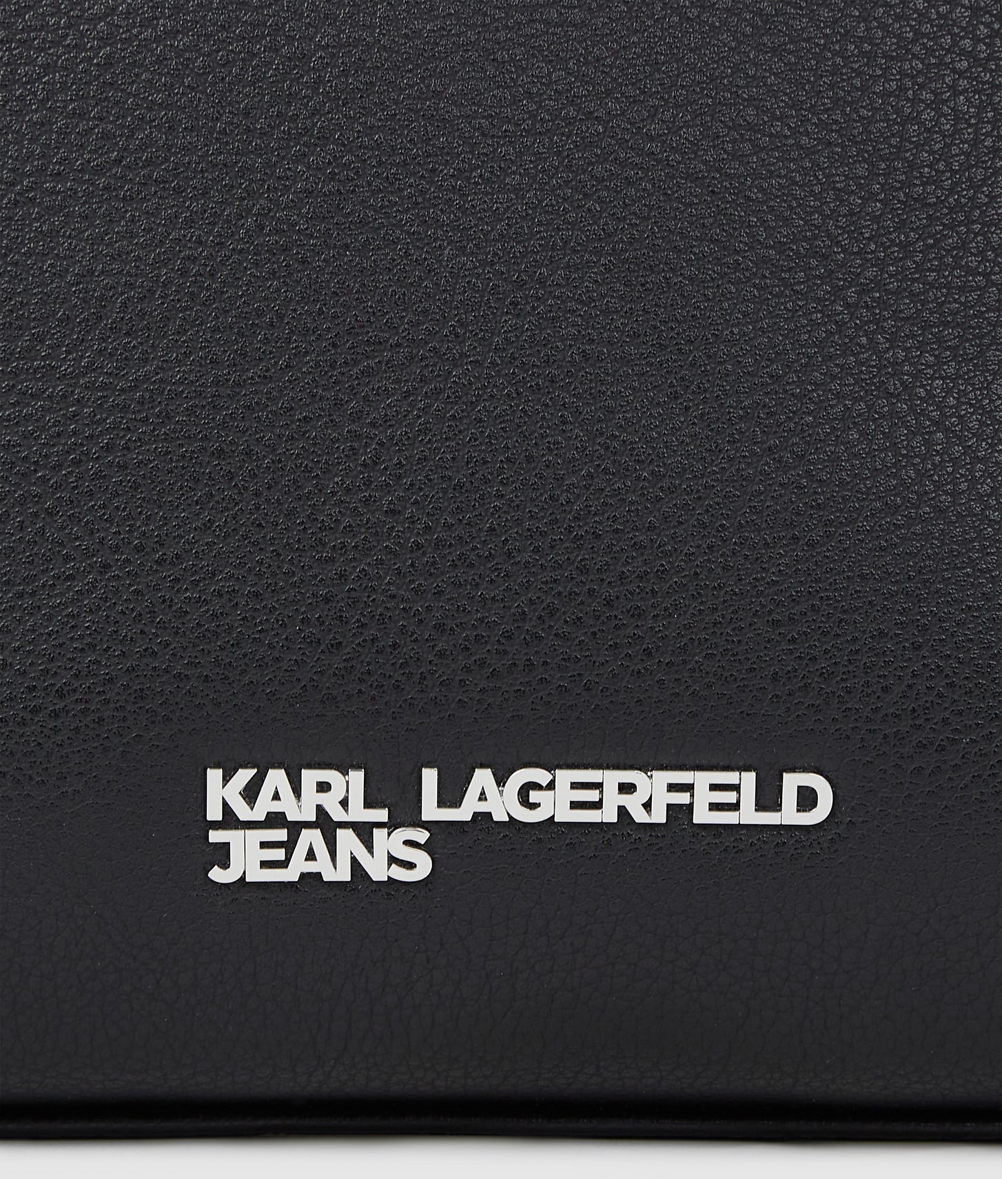 KarlLagerfeld Metal Logo Mini Tote Bag Black
