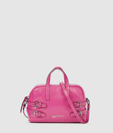 KarlLagerfeld Buckle Bowling Bag Very Berry