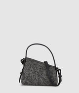 KarlLagerfeld Geo Mini Denim Crossbody Bag Washed Black