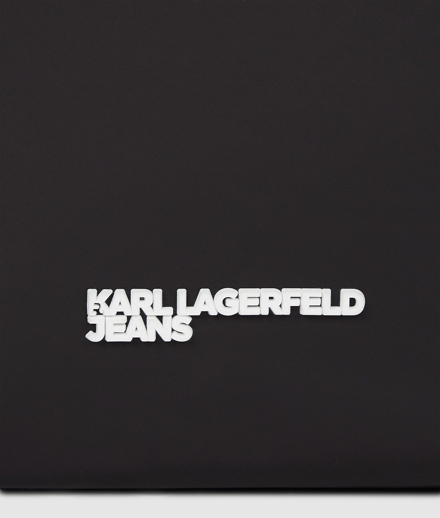 KarlLagerfeld Cord Nylon Tote Bag Black