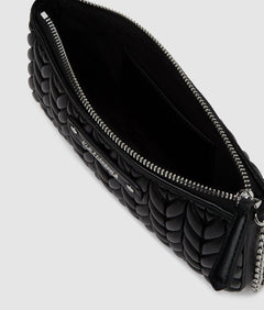 KarlLagerfeld Kweave Mini Shoulder Bag Black-Nickel