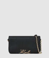 KarlLagerfeld Ksignature Mini Shoulder Bag Black/Gold
