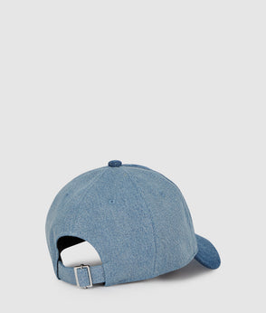 Karl Lagerfeld Coated Denim Bustier Coated Blue