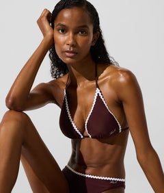 KarlLagerfeld Kautograph Crochet Hobo Bag Natural