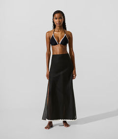 KarlLagerfeld Ksignature Scallop Beach Bag Natural