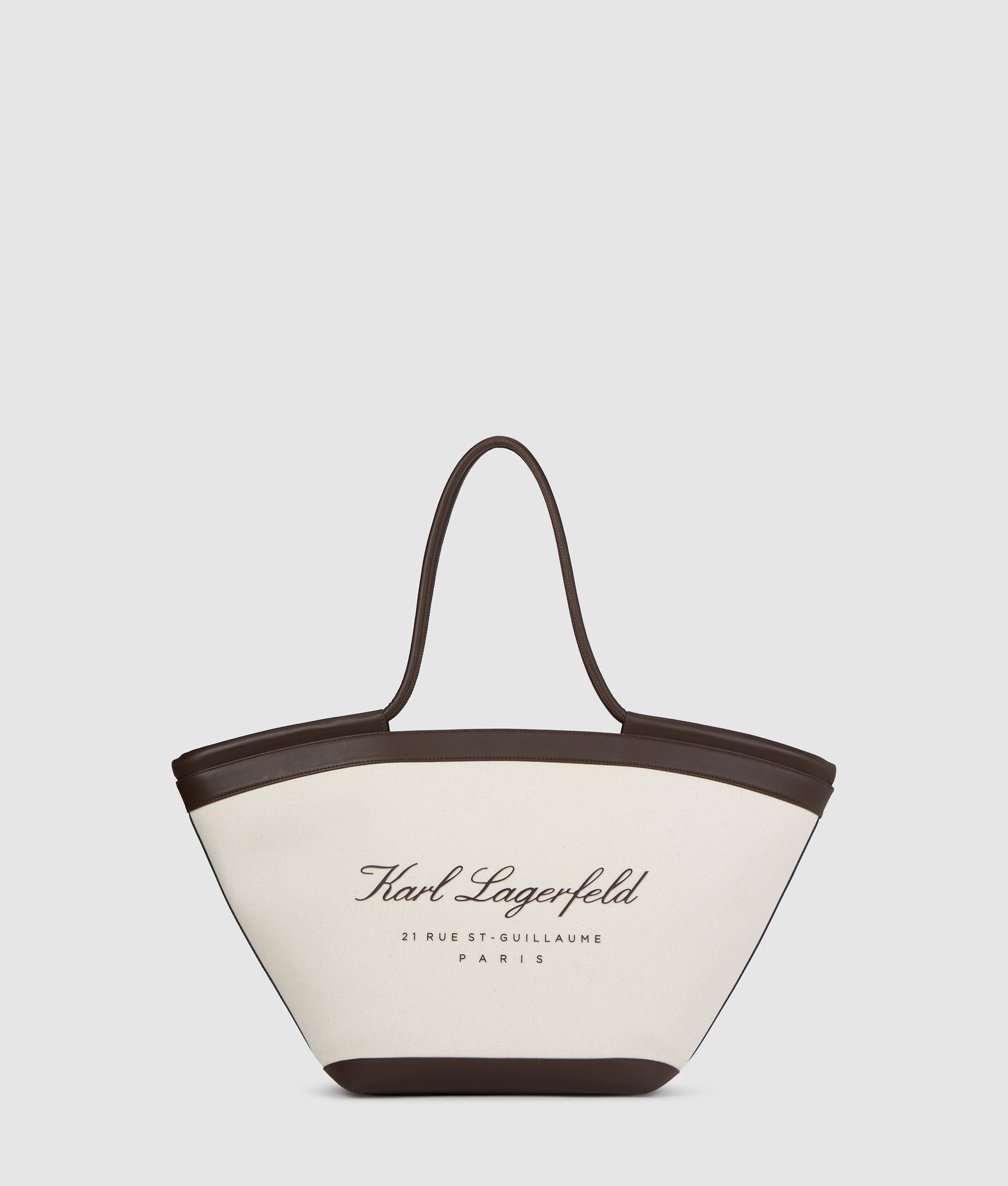 KarlLagerfeld Hotel Karl Large Beach Tote Bag Natural