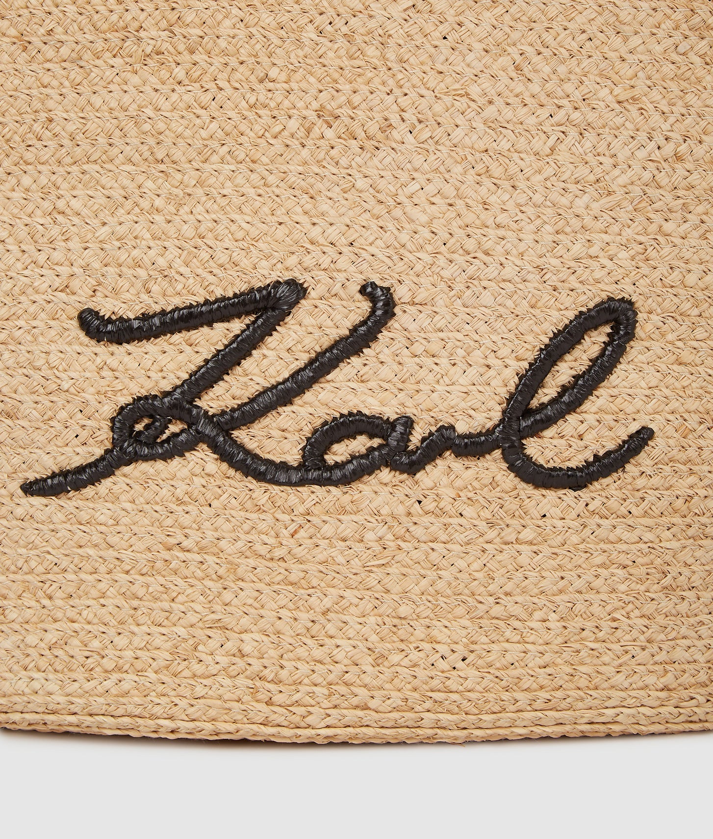 KarlLagerfeld Ksignature Scallop Beach Bag Natural