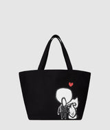 KarlLagerfeld Ikon Hearts Shopper Black