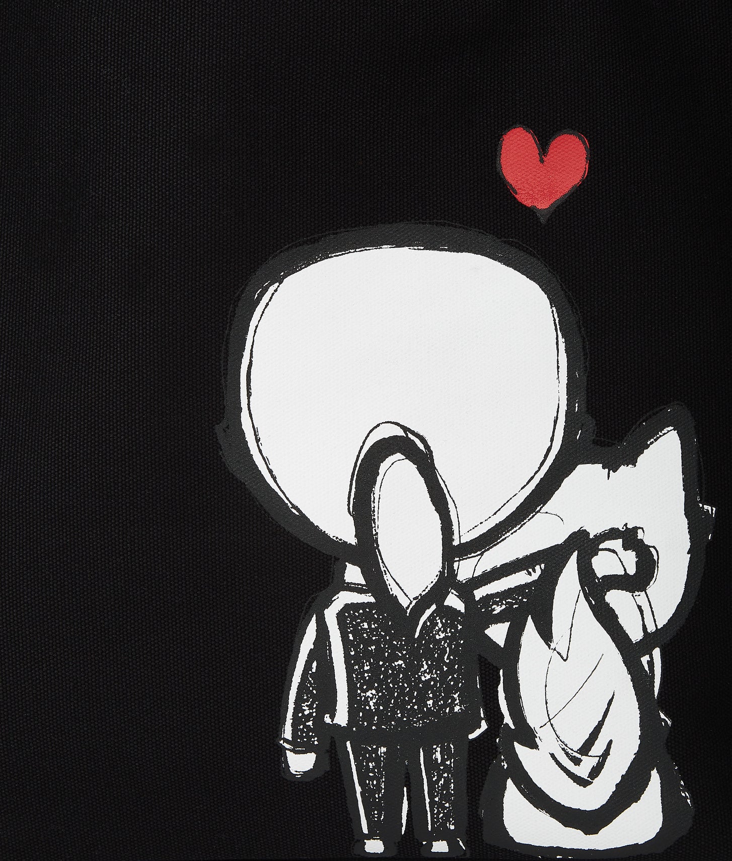 KarlLagerfeld Ikon Hearts Shopper Black