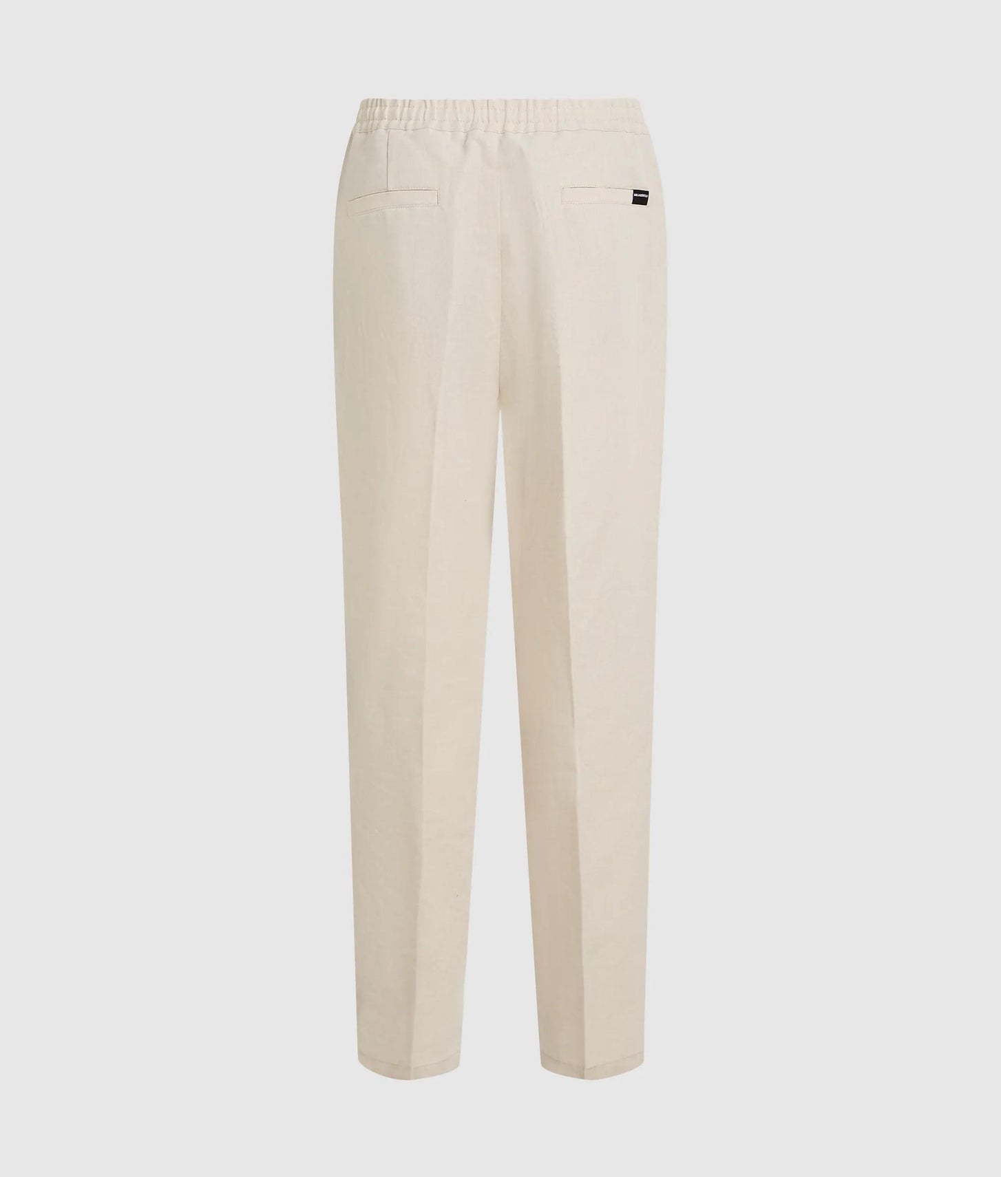 Karl Lagerfeld Linen Suit Pants Natural
