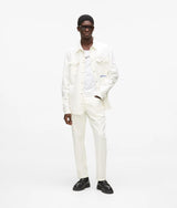 Karl Lagerfeld White Tapered Jeans White Denim