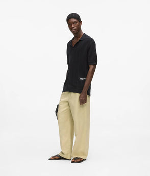 Karl Lagerfeld Curved Hem T-Shirt Black