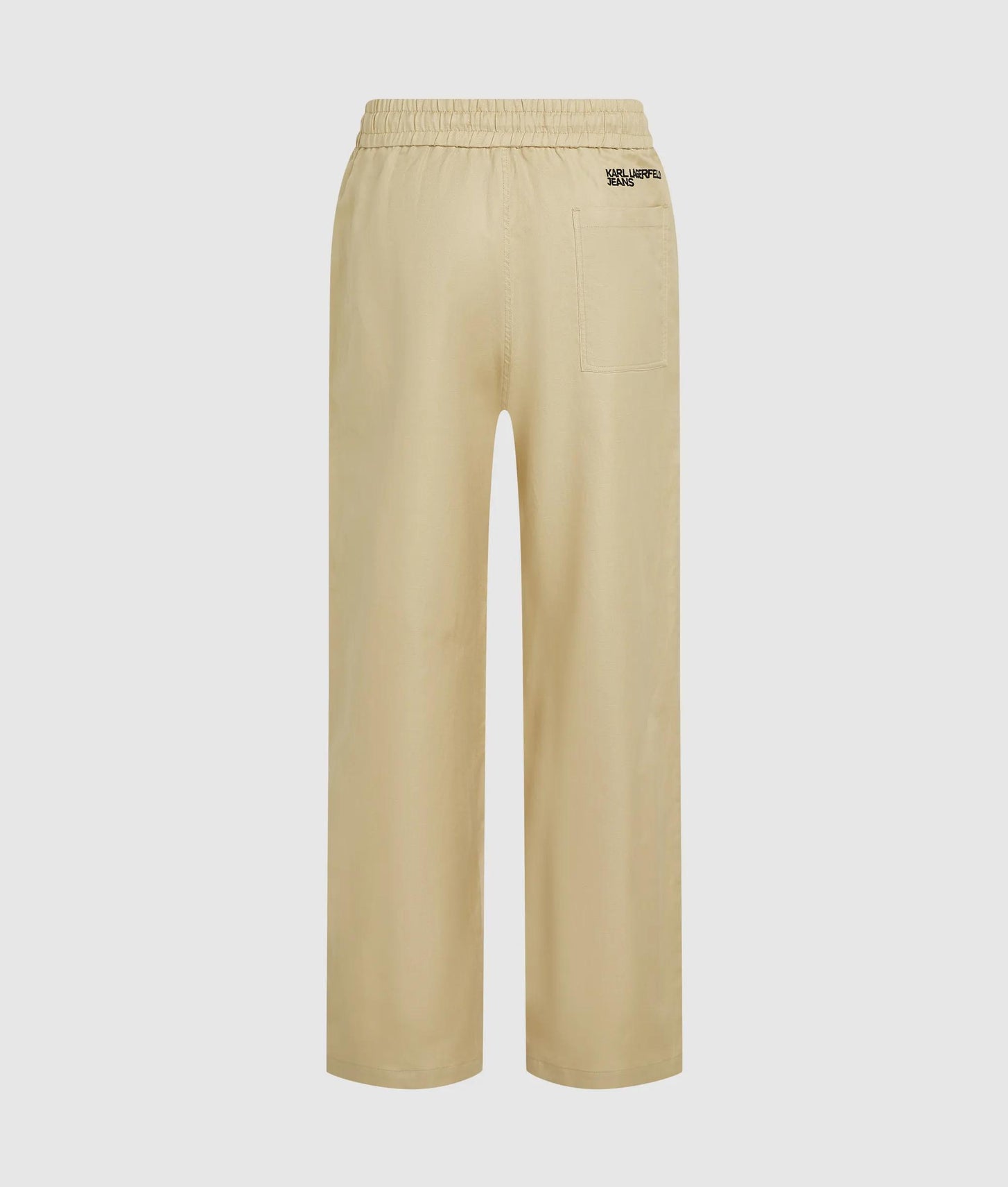 Karl Lagerfeld Linen Blend Pants Pale Khaki