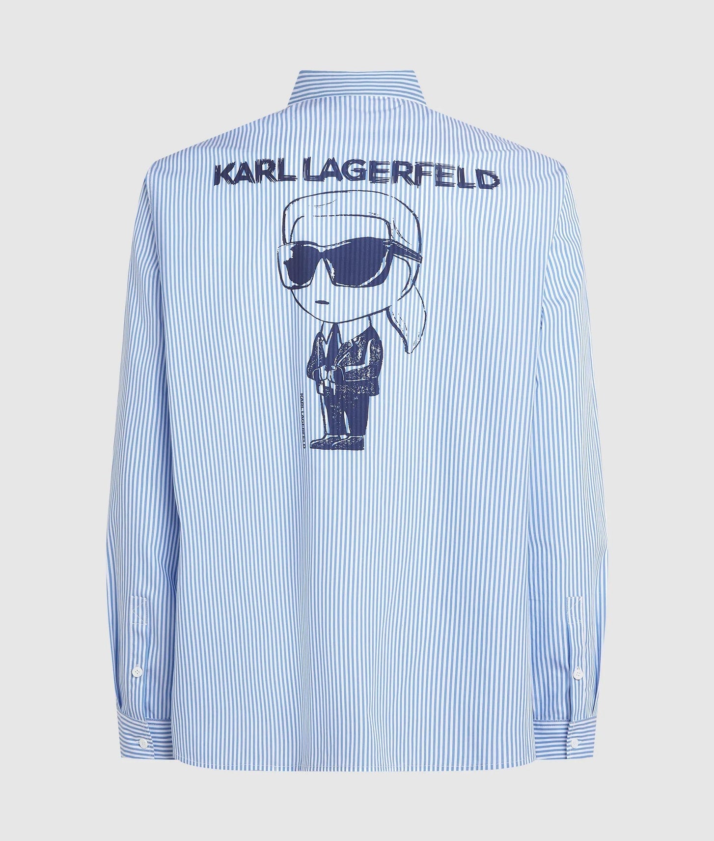Karl Lagerfeld Ikon Striped Shirt Light Blue