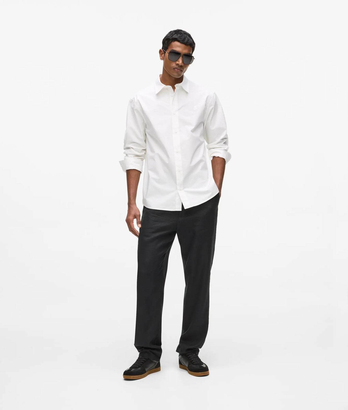 Karl Lagerfeld Kameo Classic Cotton Shirt White