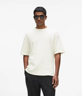 Karl Lagerfeld Textured Monogram T-Shirt Cannoli Cream