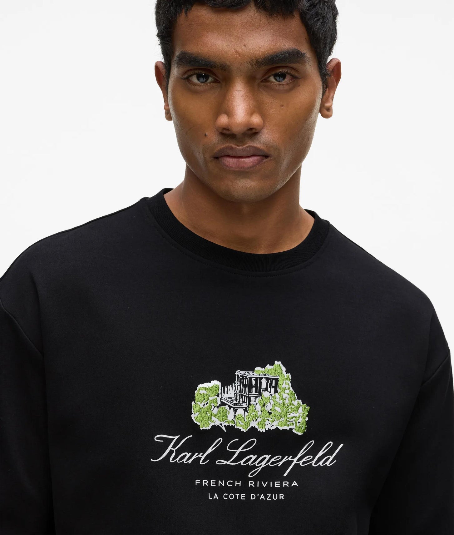 Karl Lagerfeld Villa La Vigie T-Shirt Black
