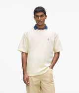Karl Lagerfeld Ikon Collared T-Shirt Cannoli Cream
