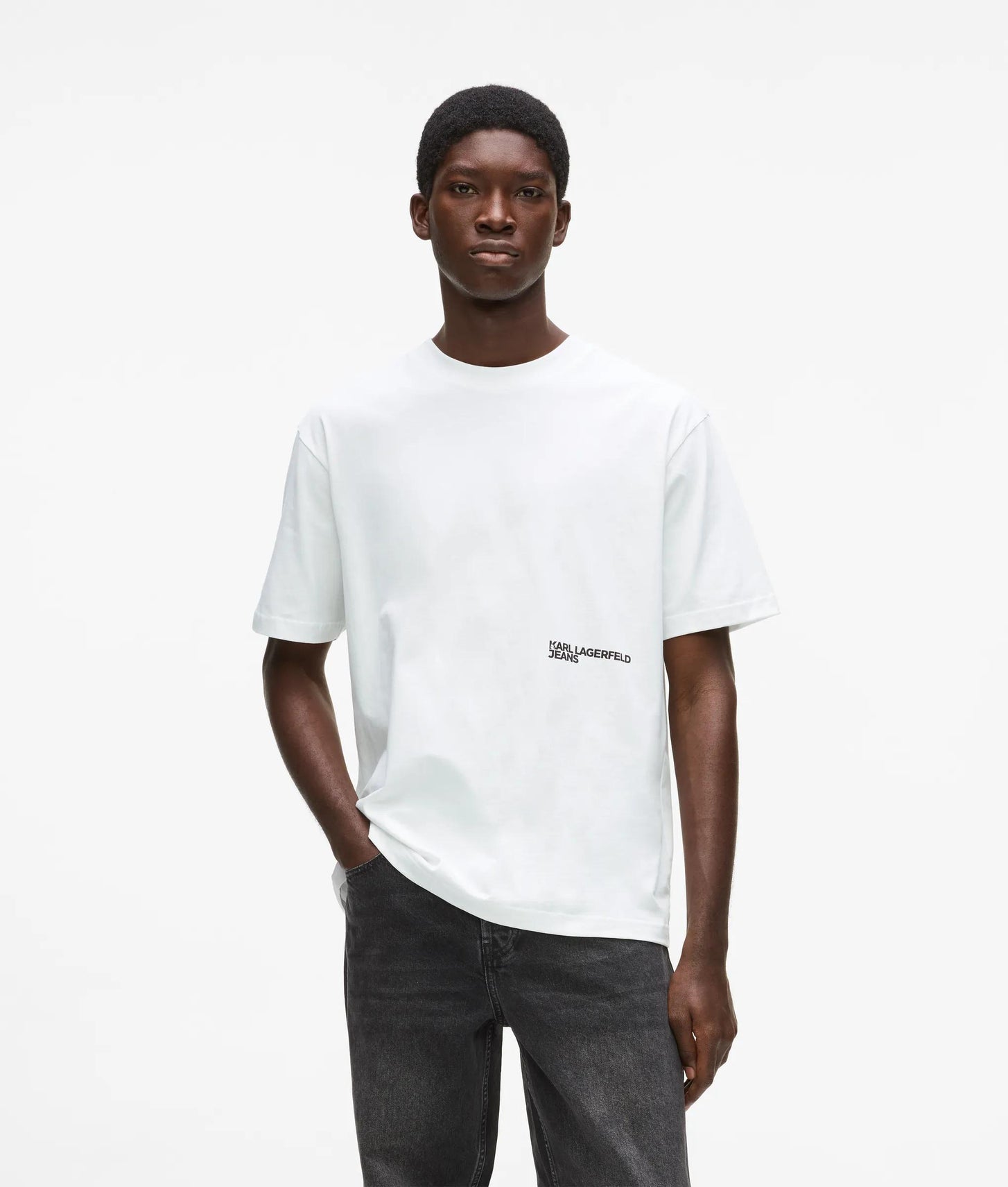 Karl Lagerfeld Rule Breaking T-Shirt White