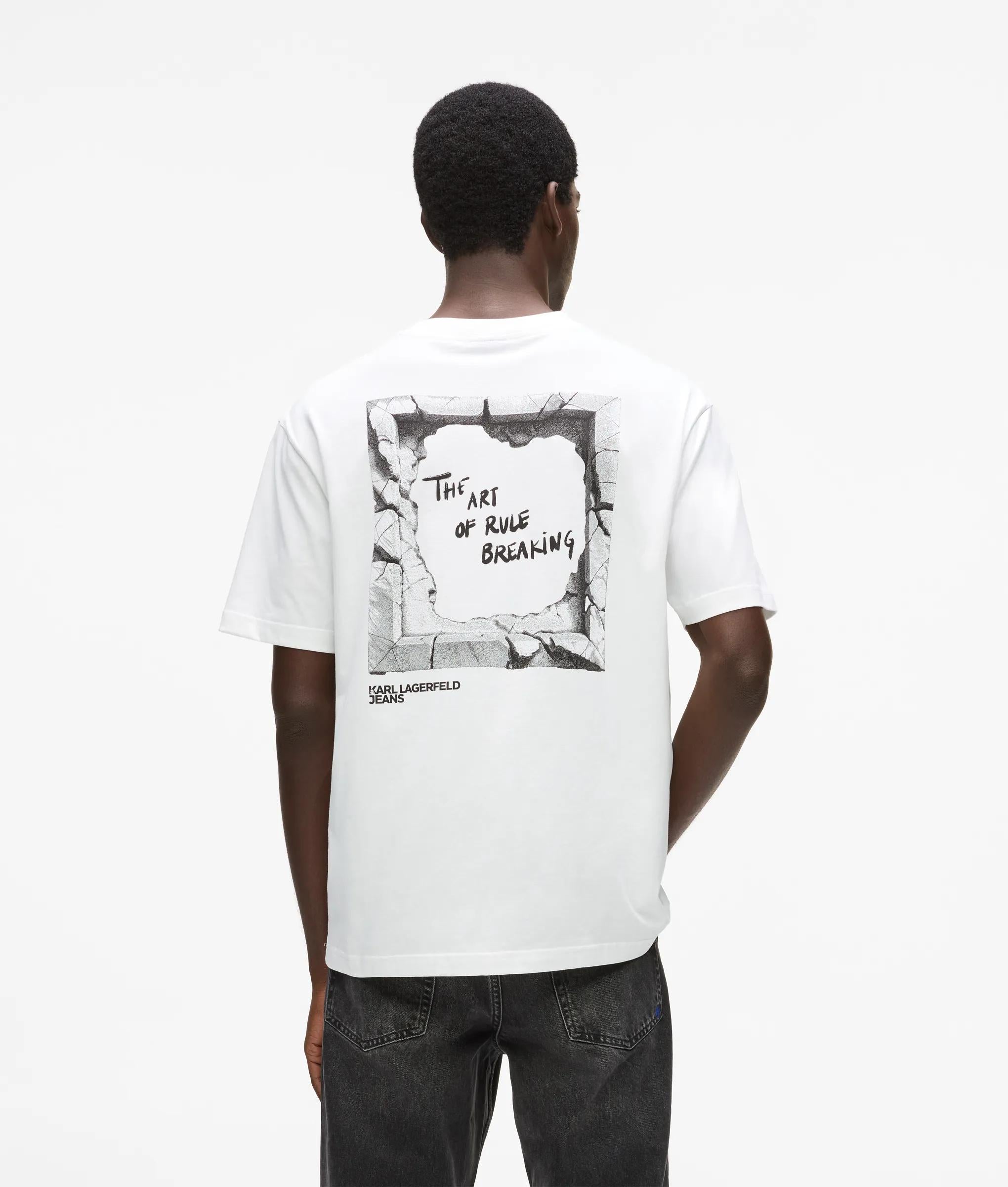 Karl Lagerfeld Rule Breaking T-Shirt White