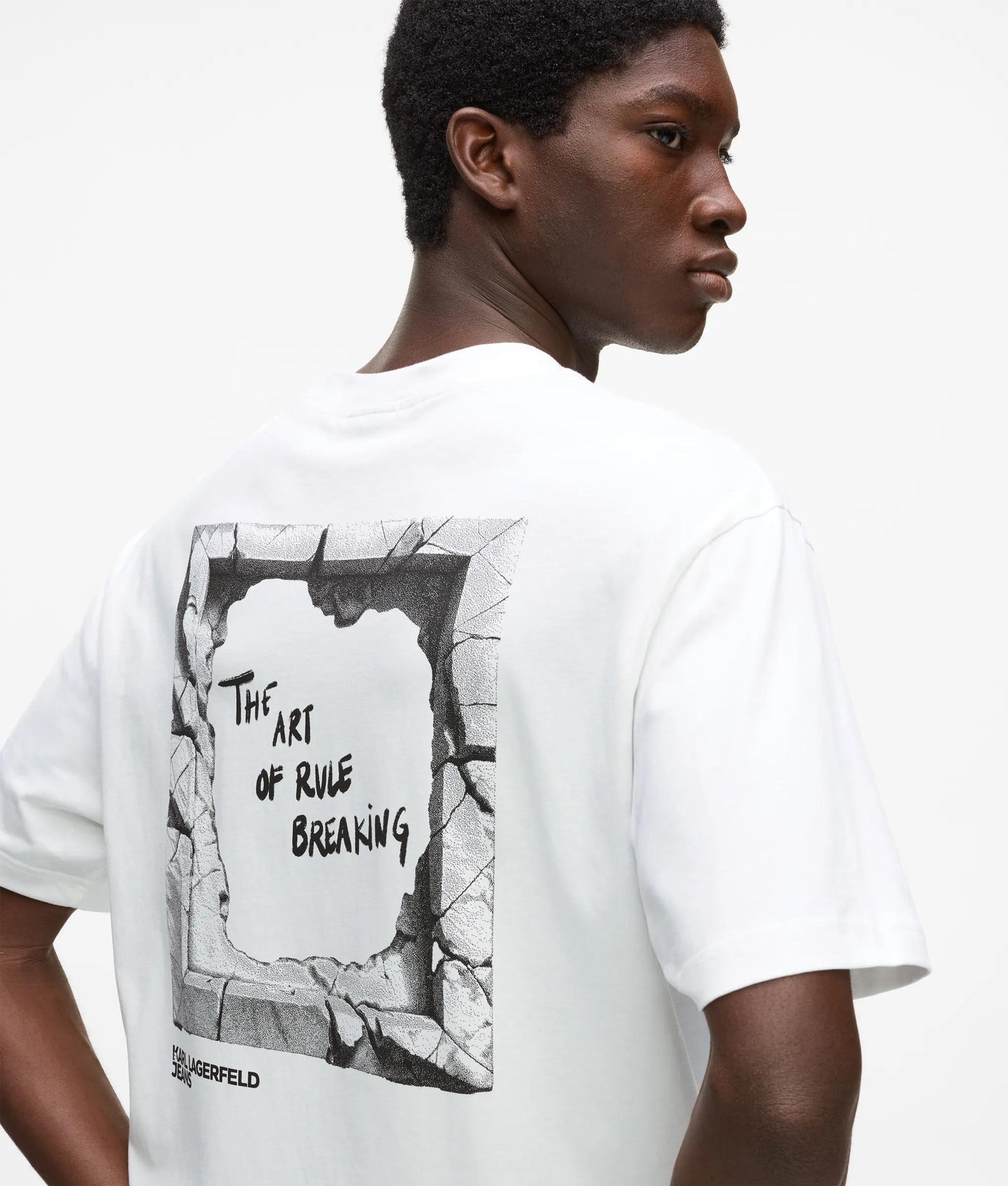 Karl Lagerfeld Rule Breaking T-Shirt White